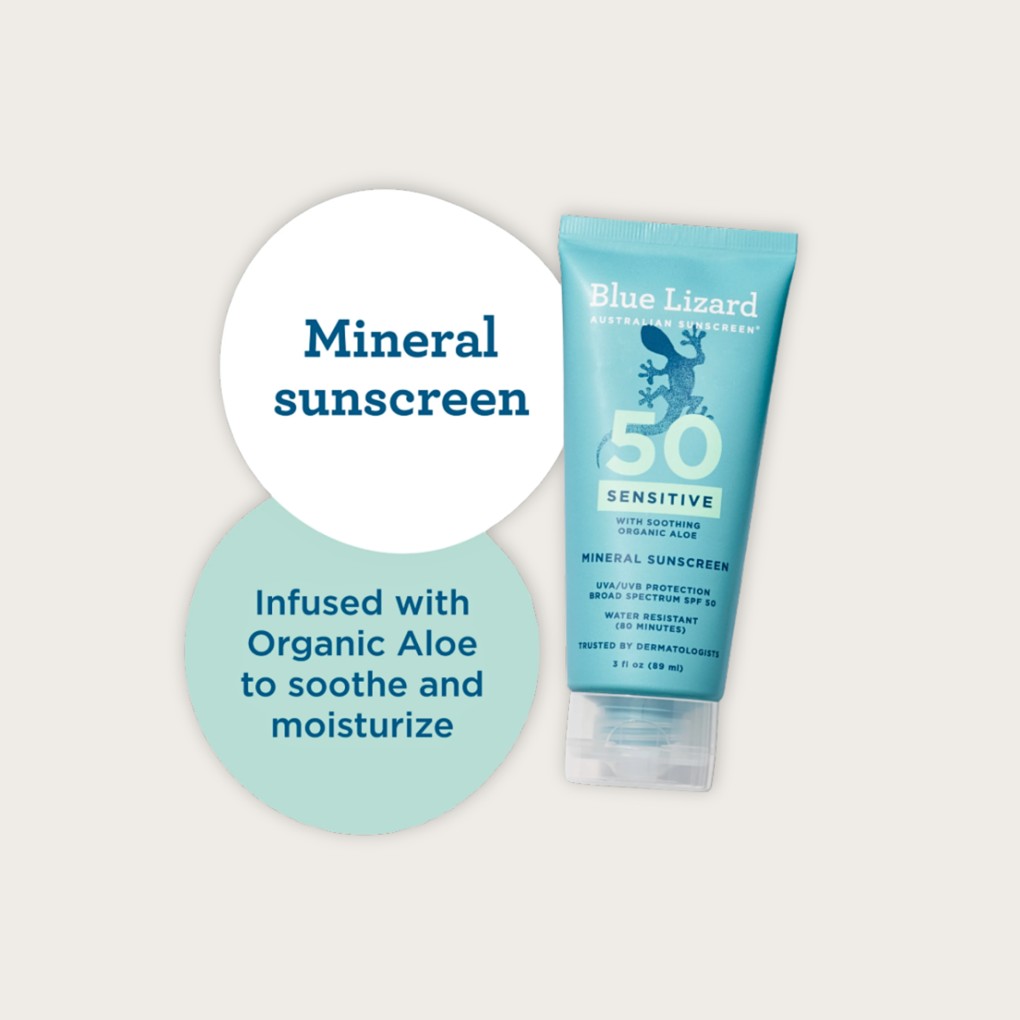 Blue Lizard sensitive SPF 50 sunscreen