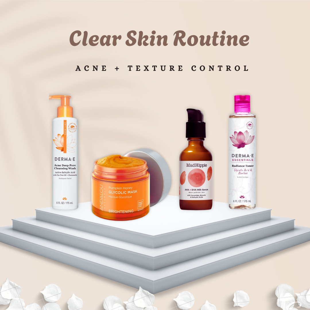 Clear Skin Routine Kit for acne and texture control by Ardens