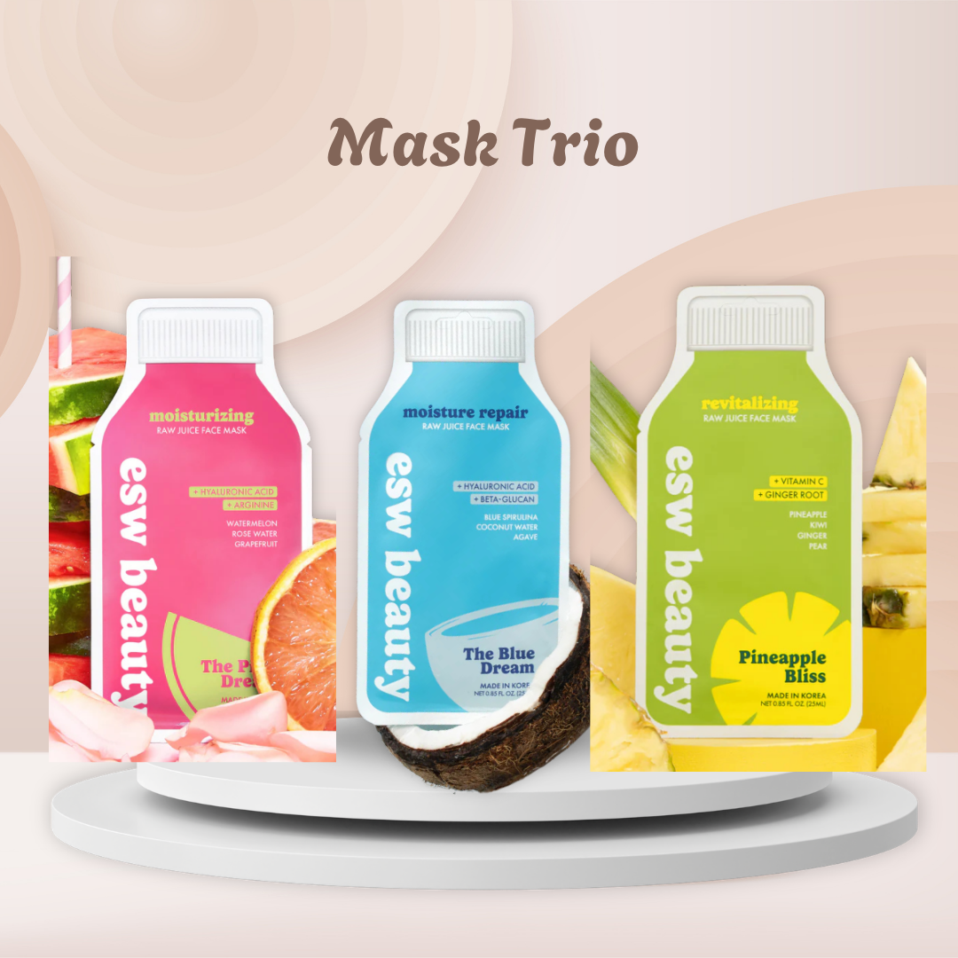 ESW Beauty sheet mask trio bundle by Ardens