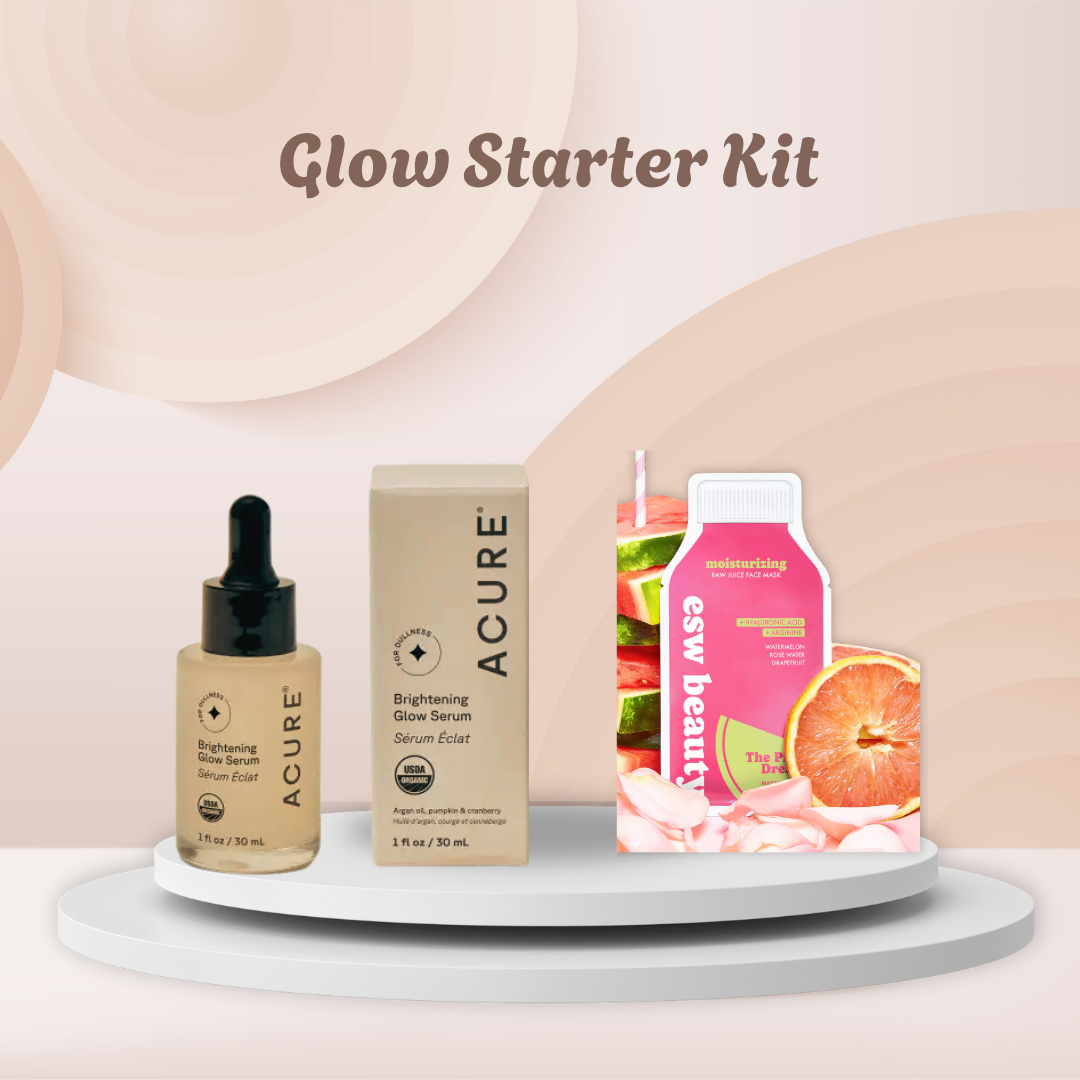 Glow Starter Duo with brightening serum and hydrating mask by Ardens