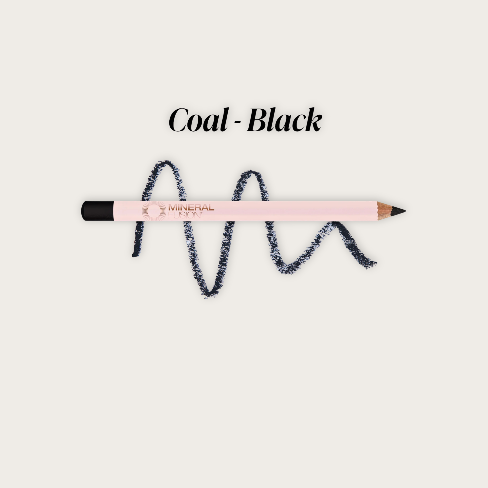 Mineral Fusion Coal eyeliner pencil