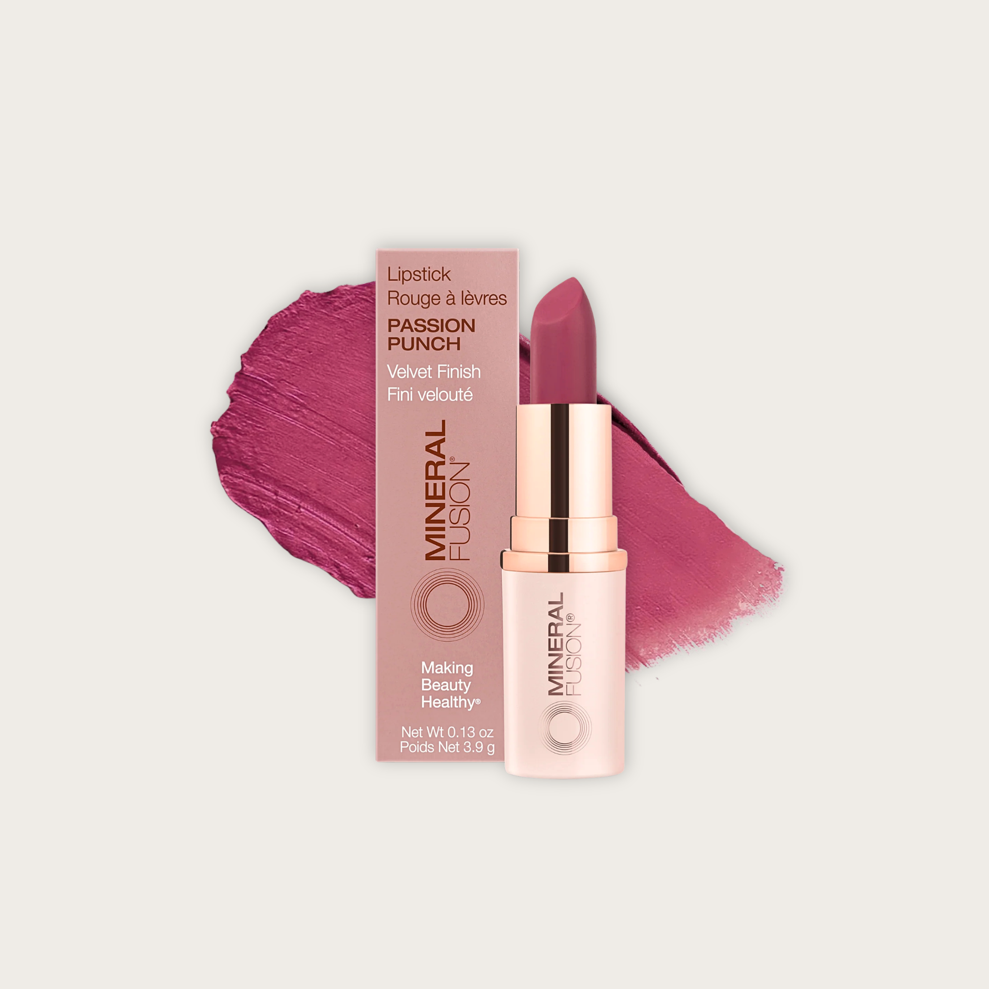 Mineral Fusion Passion Punch lipstick