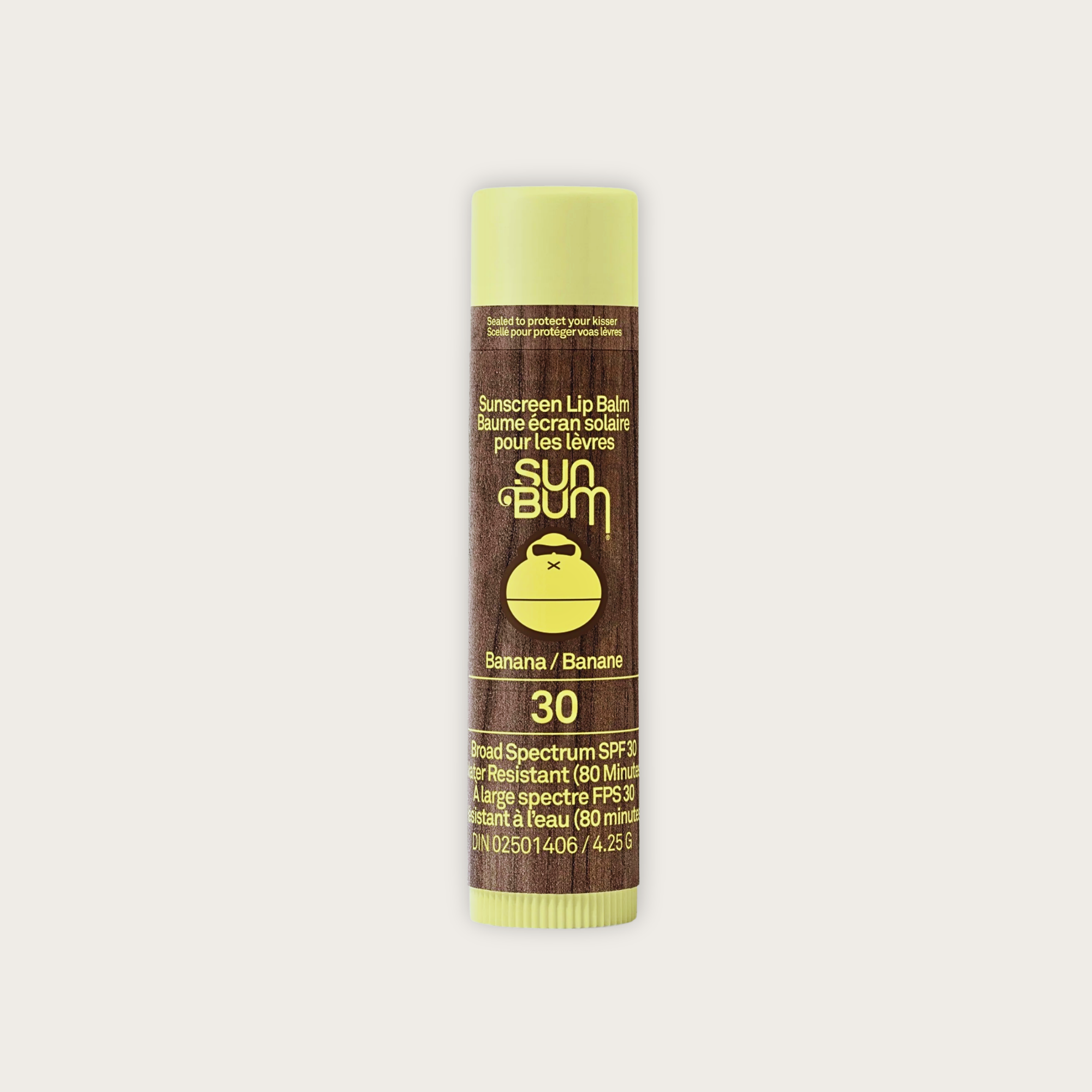 Sun Bum Banana SPF 30 lip balm